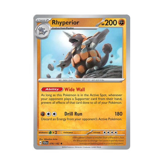 Stellar Crown - 076/142 Rhyperior Rev Holo