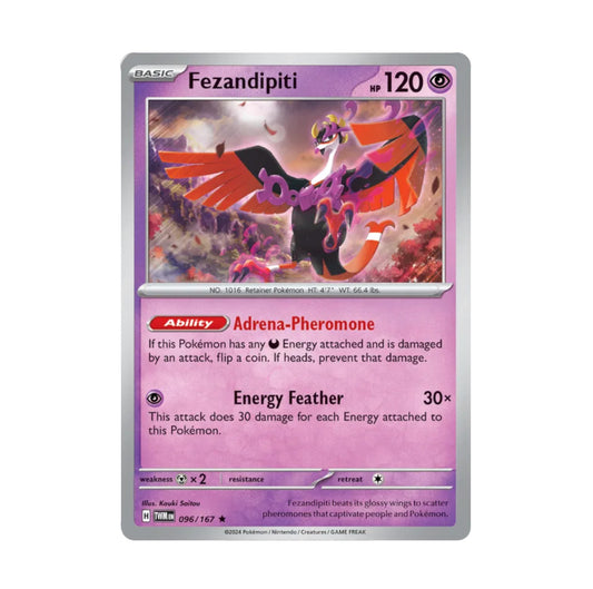 Twilight Masquerade - 096/167 Fezandipiti Holo Rare