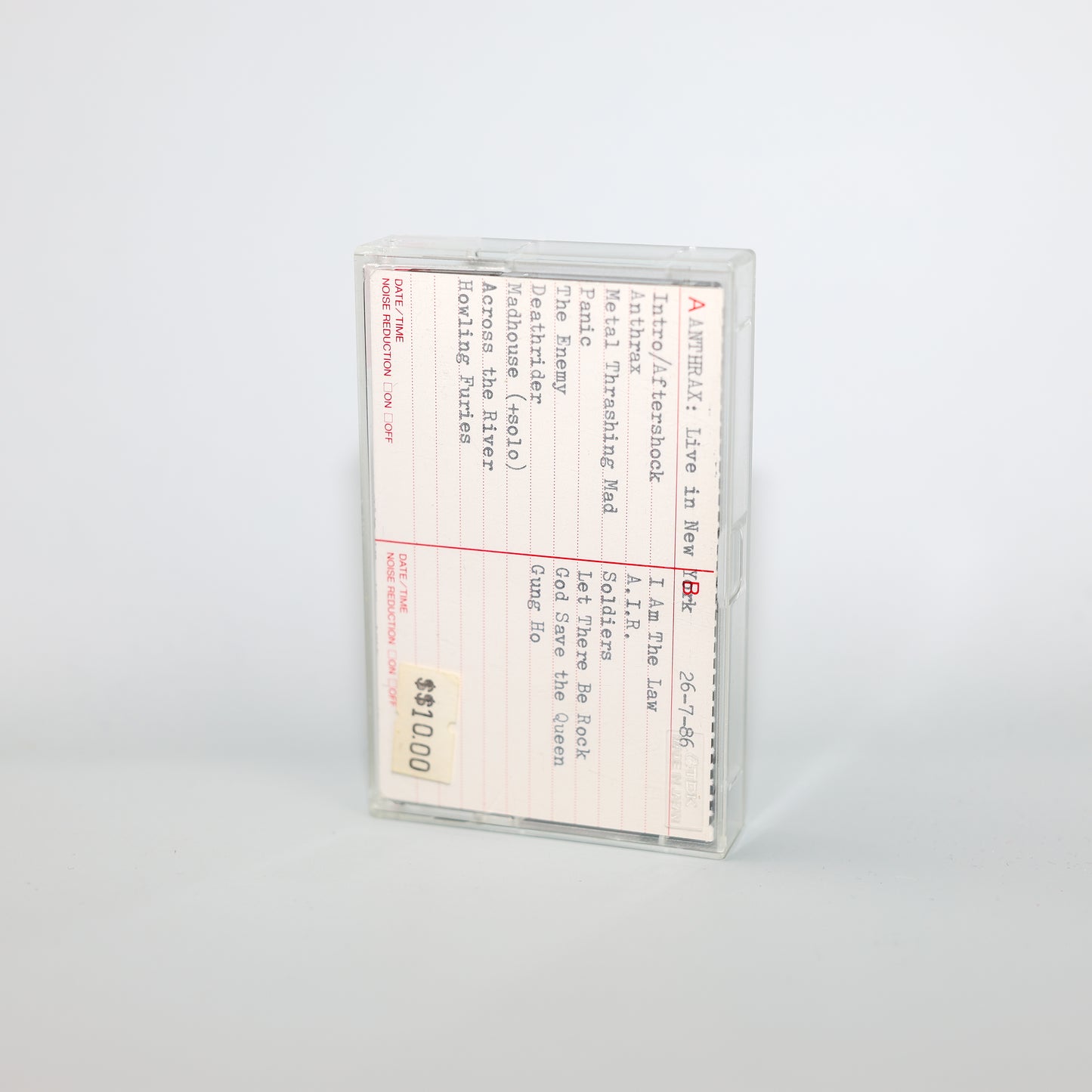 Anthrax - Live In New York 26-7-86