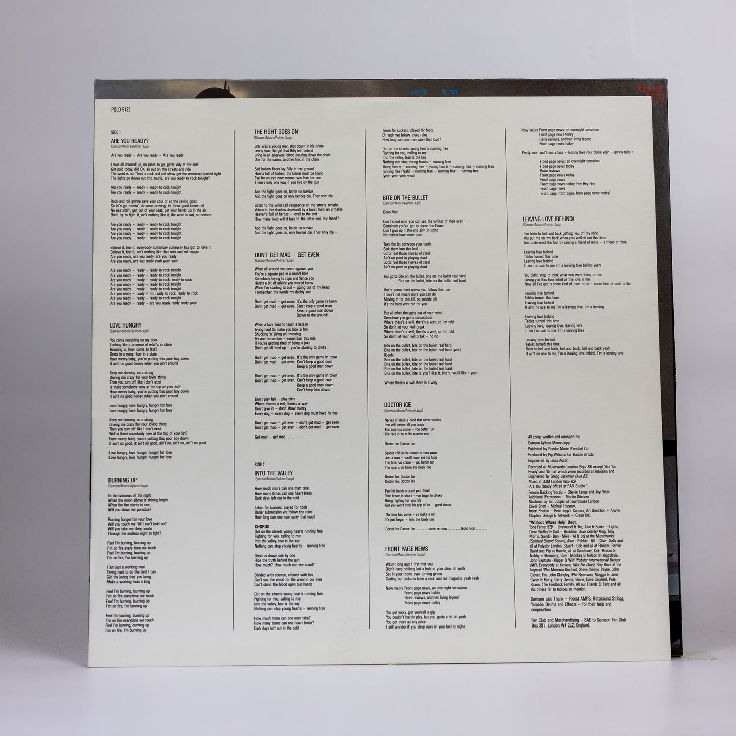 Samson – Don't Get Mad - Get Even - 1984