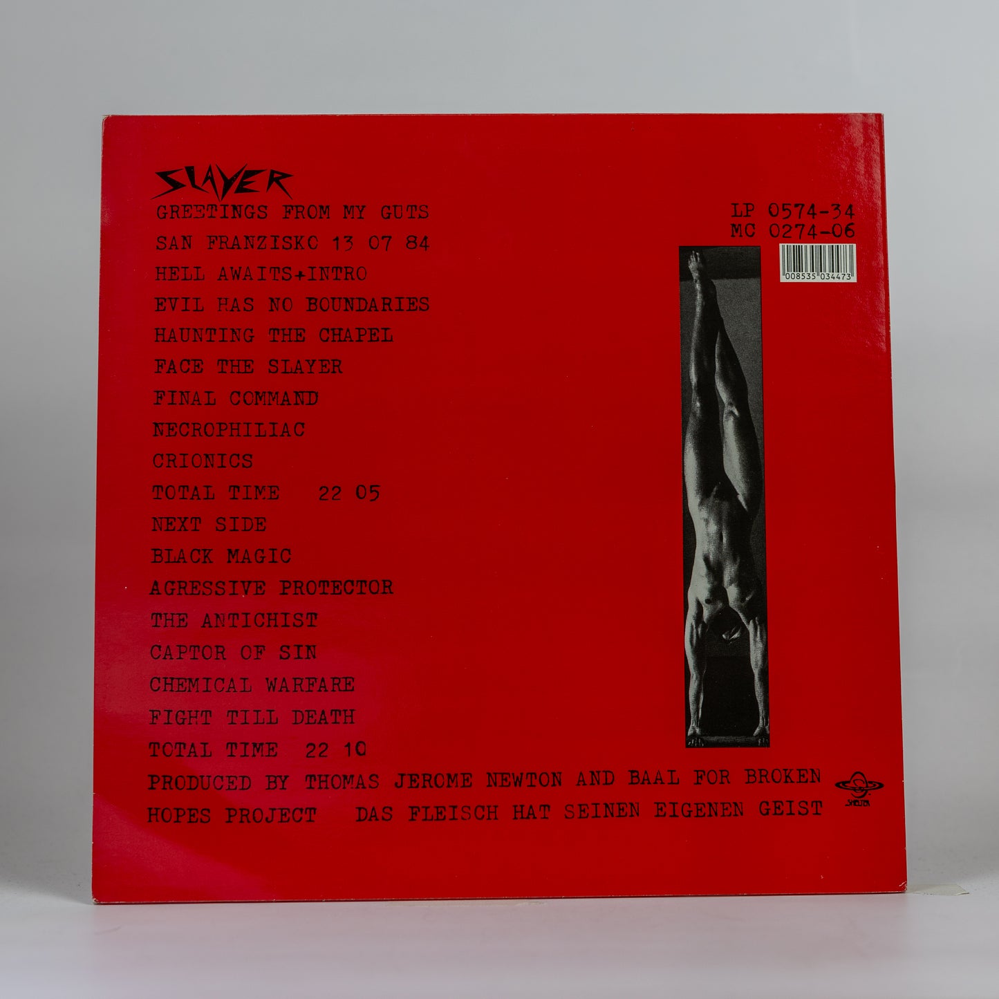 Slayer – Greetings From My Guts - 1984 Bootleg