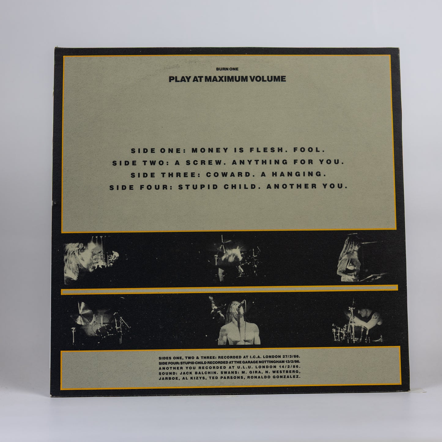 Swans – Public Castration Is A Good Idea - 1986