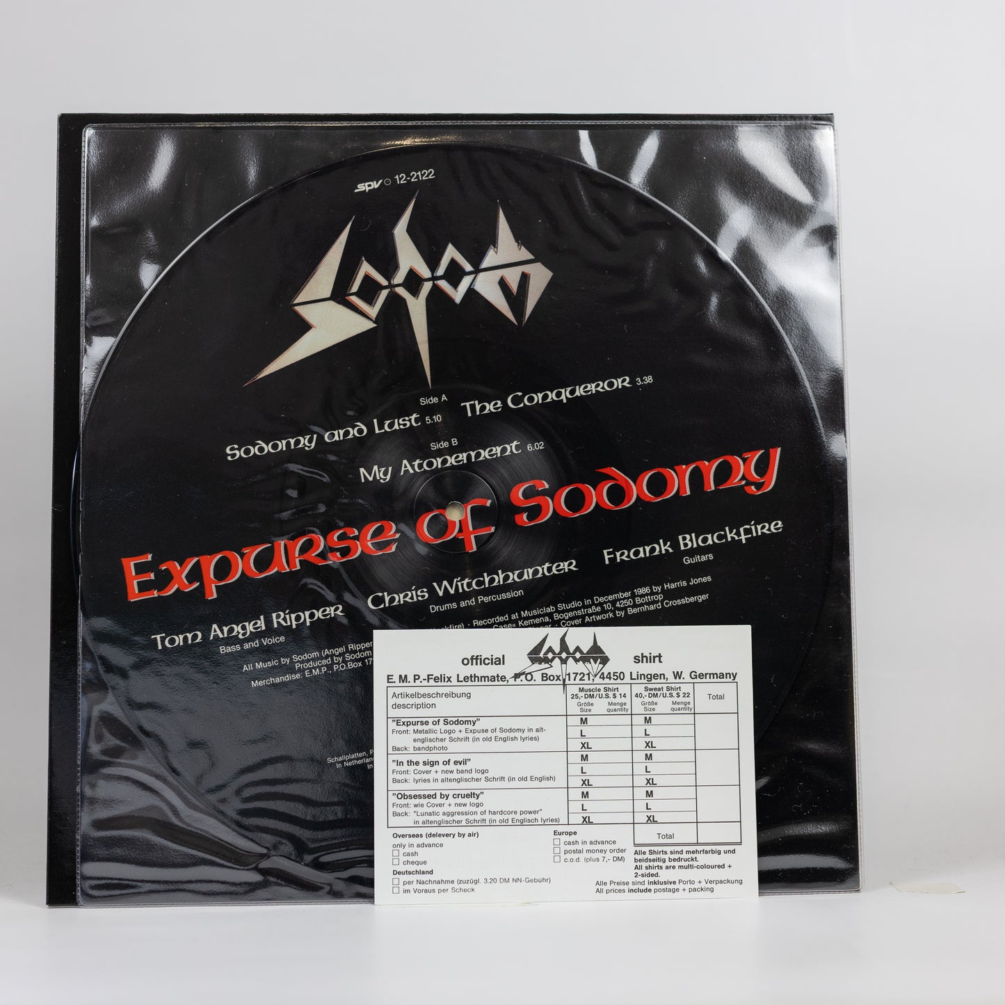 Sodom – Expurse Of Sodomy - 1987