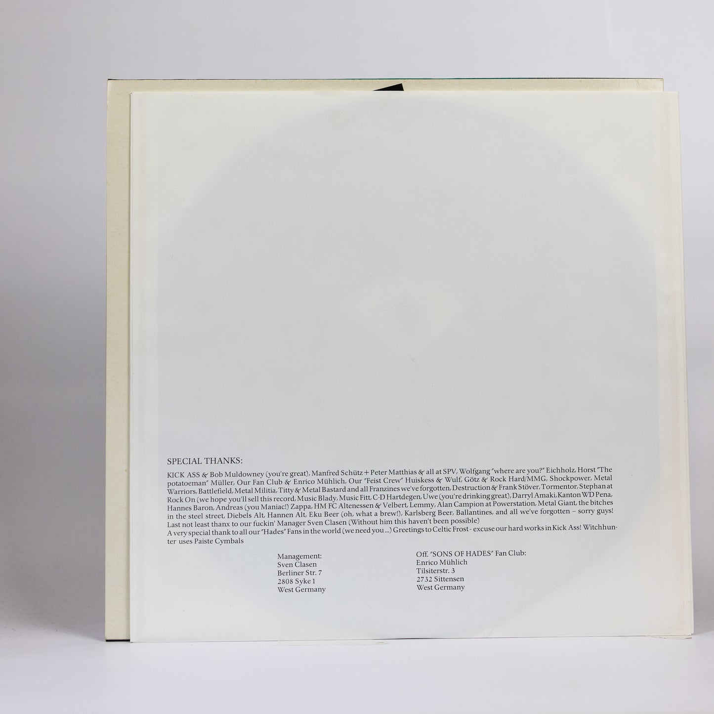 Sodom – In The Sign Of Evil - 1985