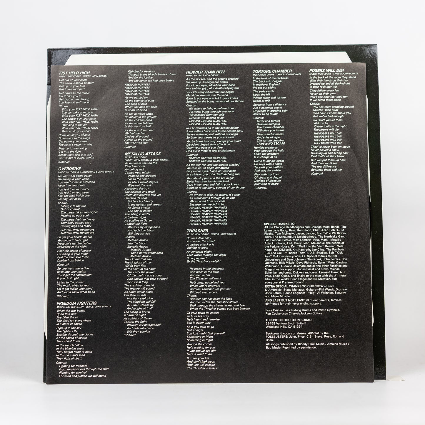 Thrust - Fist Held High- 1984