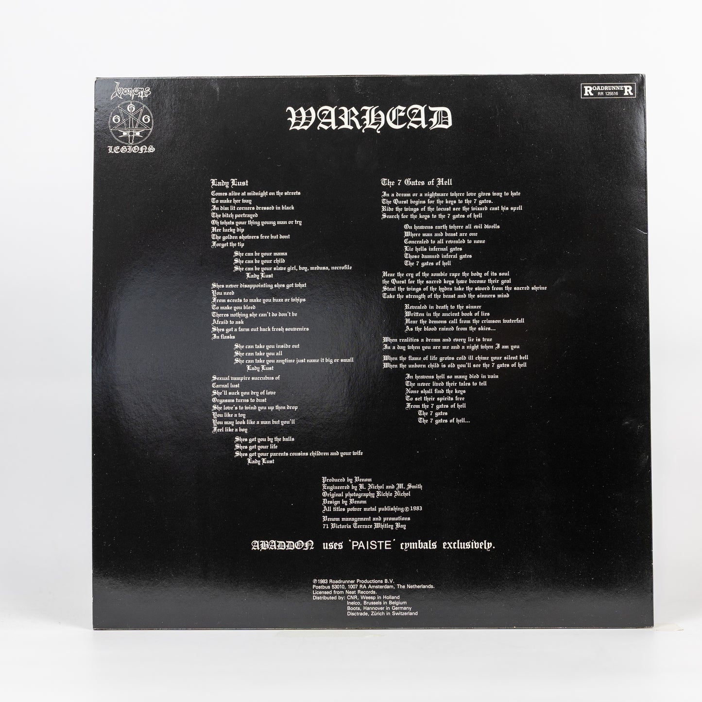 Venom - Warhead - 1984