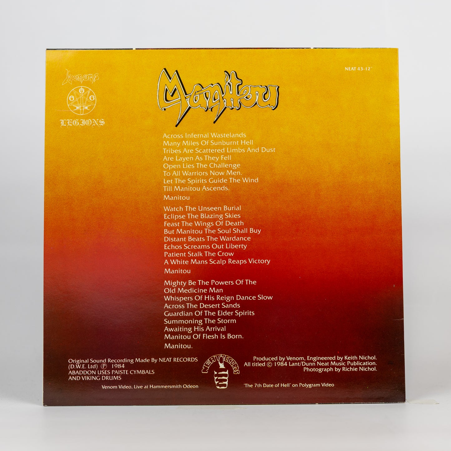 Venom - Manitou - 1984