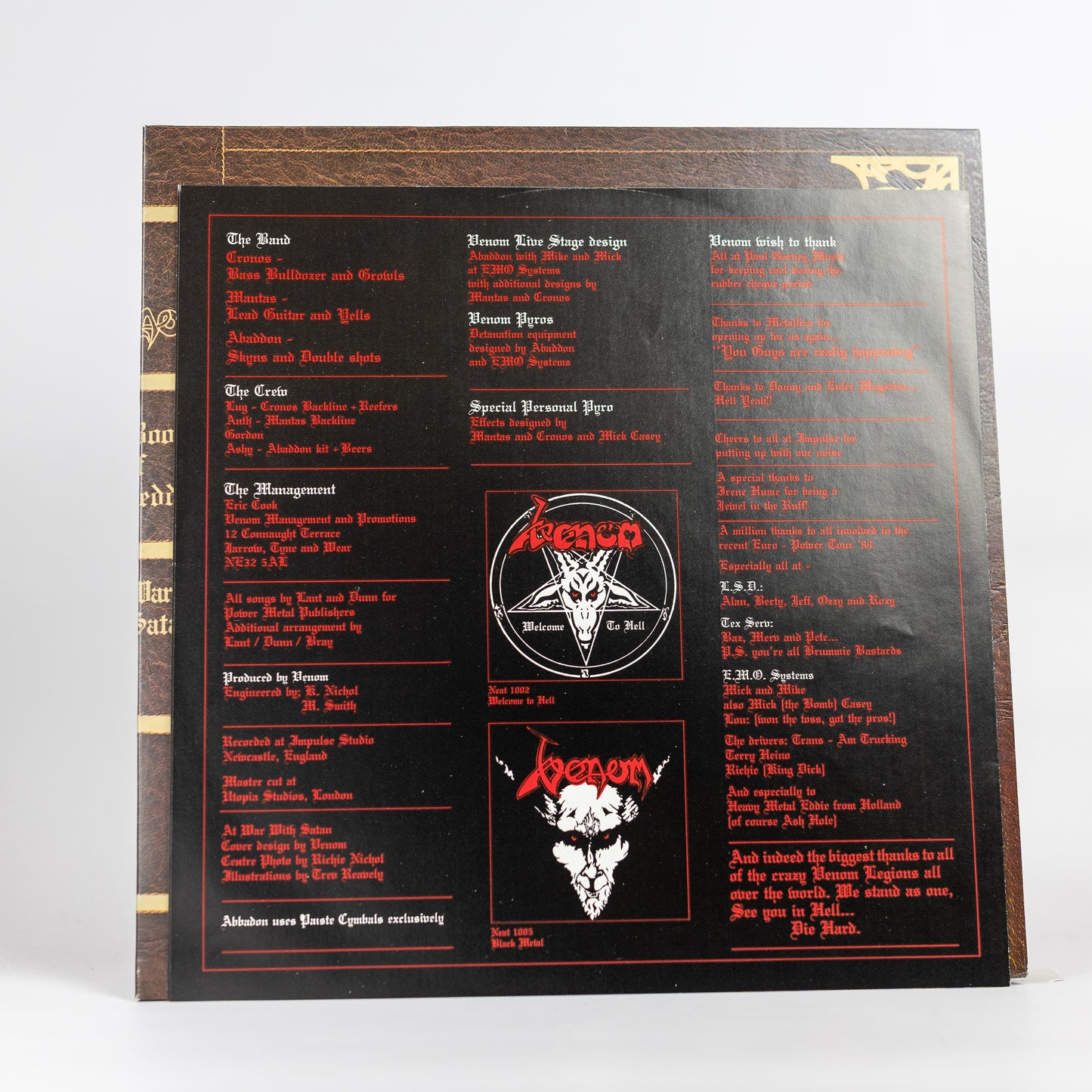 Venom - At War With Satan - NEAT 1015