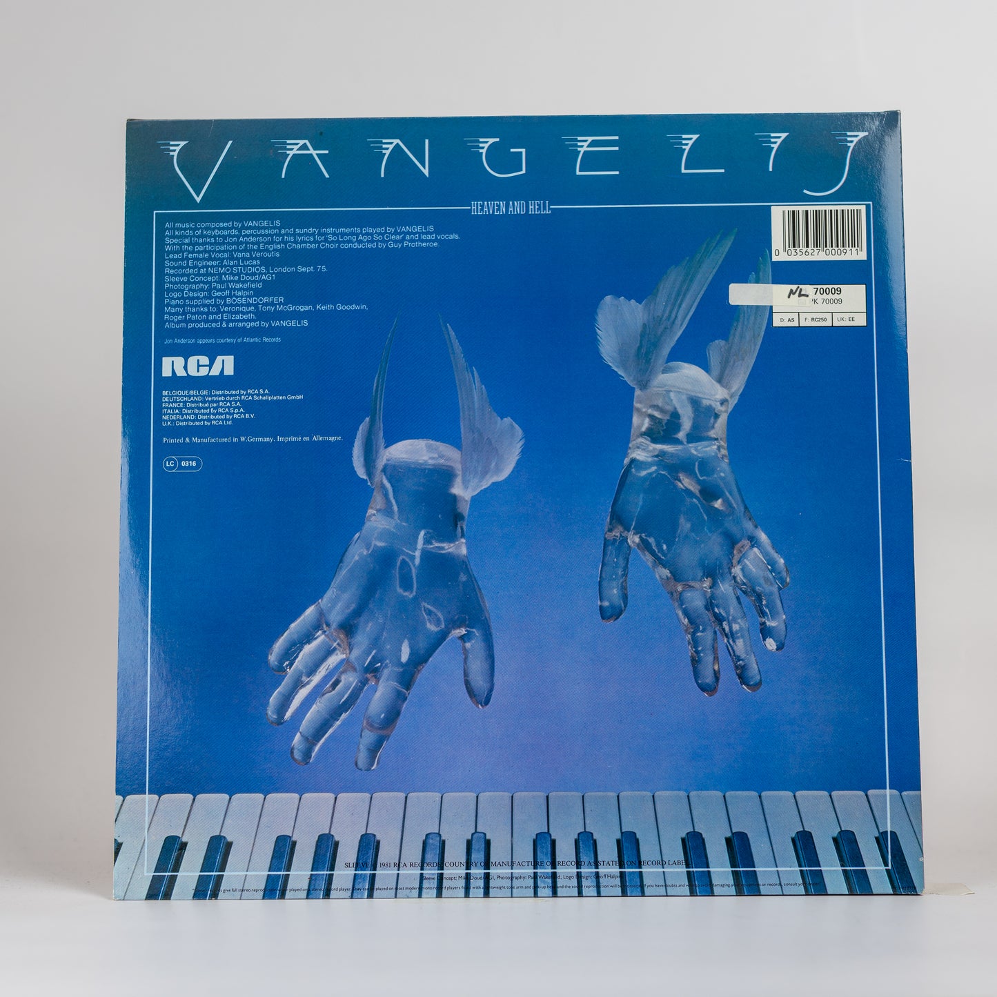 Vangelis – Heaven And Hell - 1975