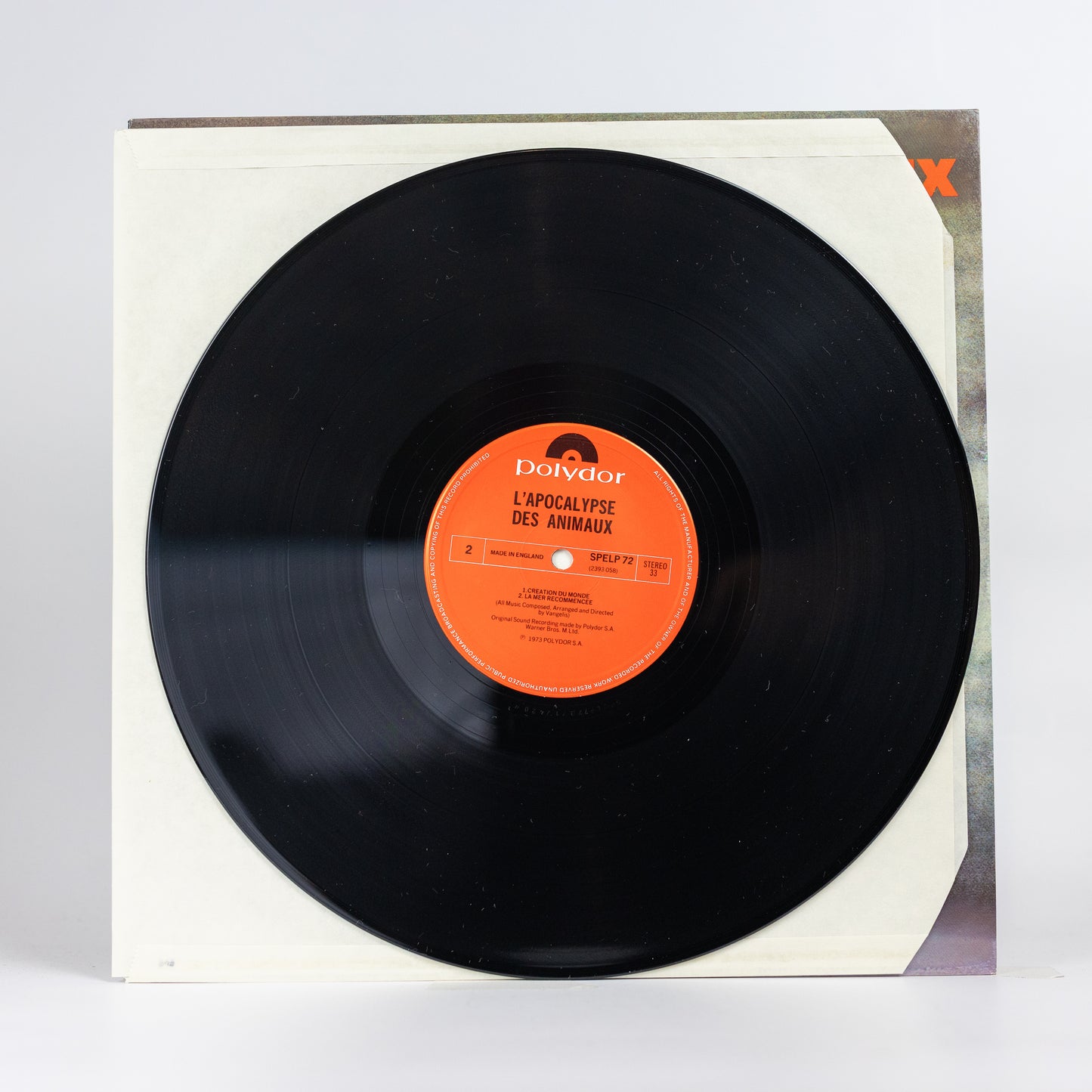 Vangelis – L'Apocalypse Des Animaux (Original Music From The Film By Frederic Rossif)