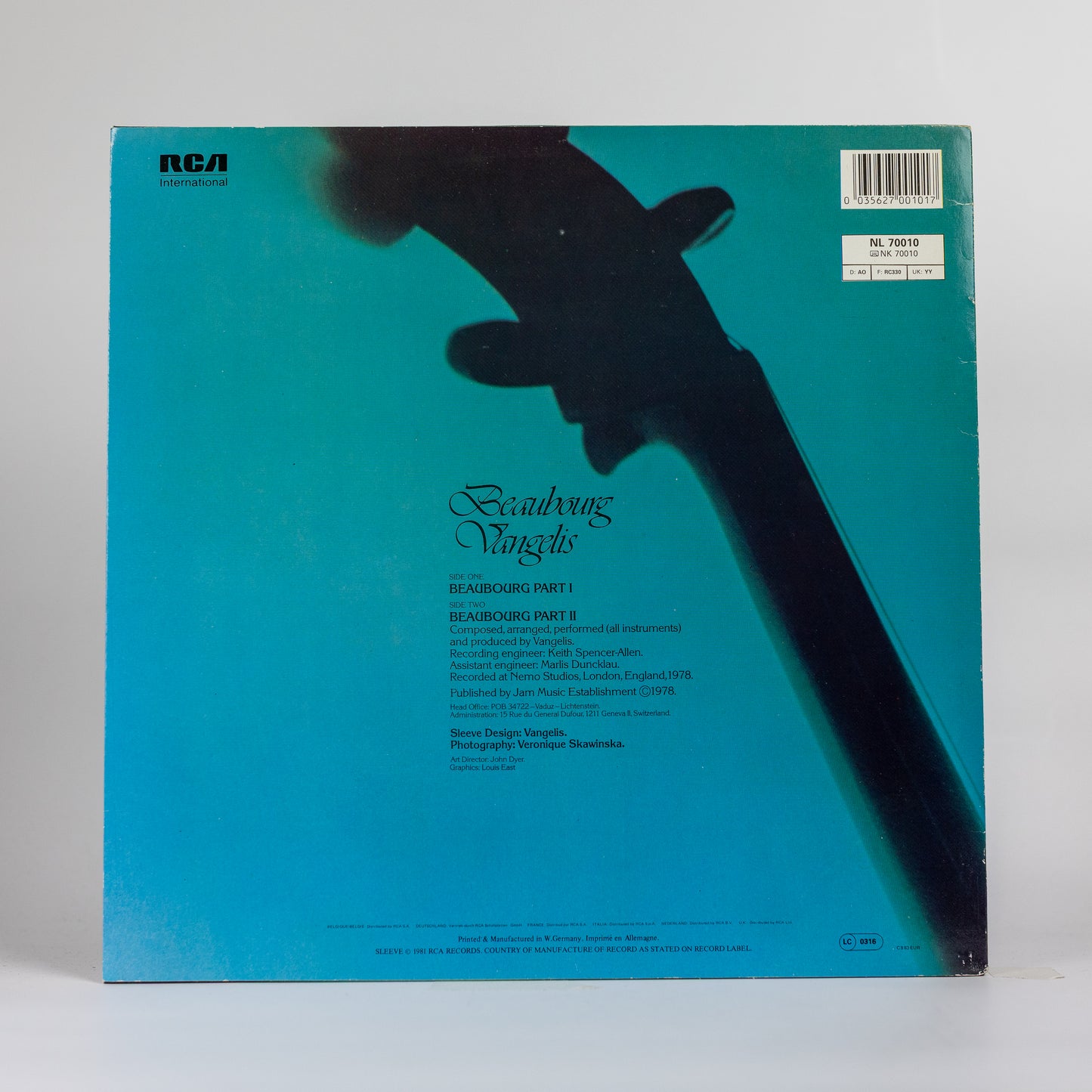 Vangelis – Beaubourg - 1978