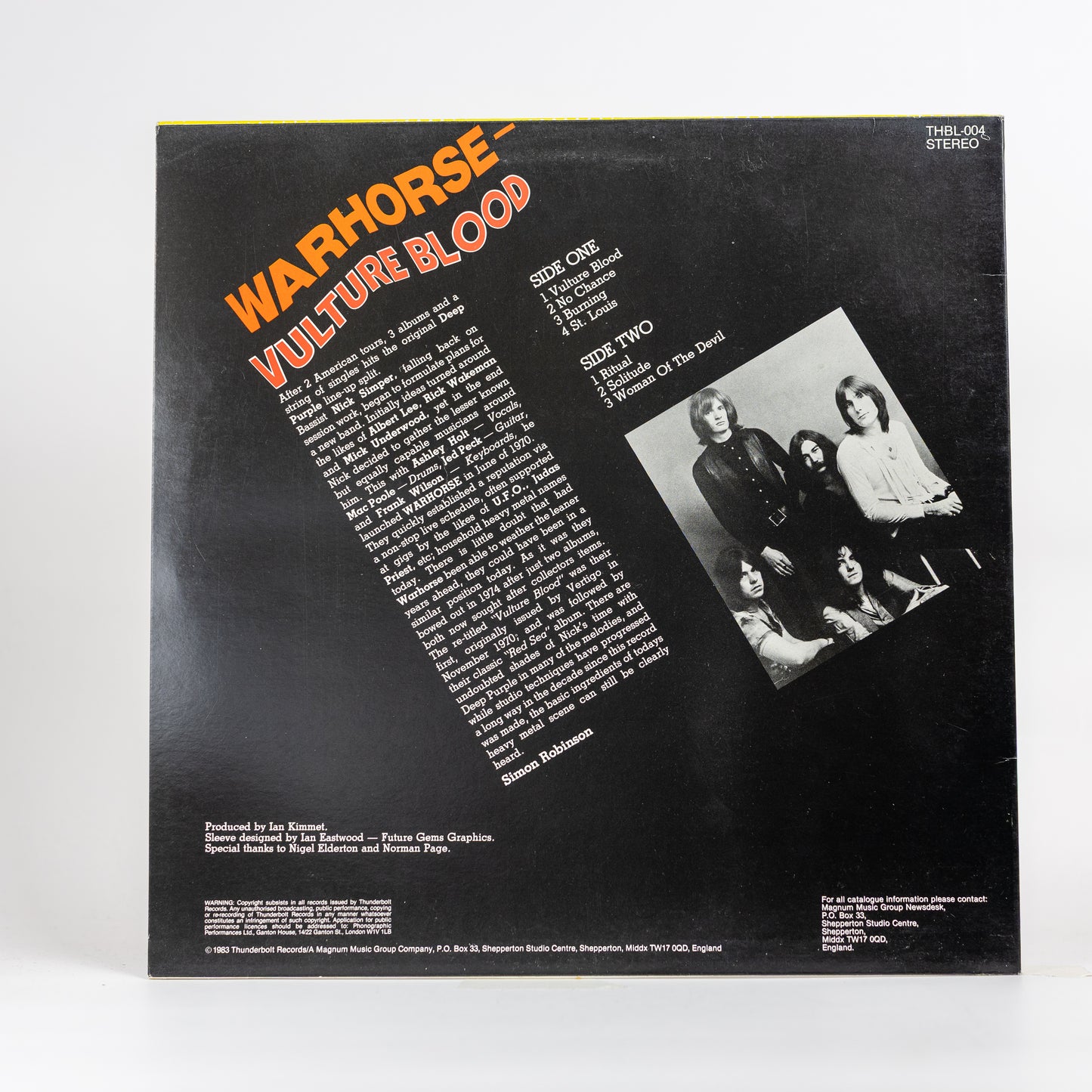 Warhorse - Vulture Blood - 1983
