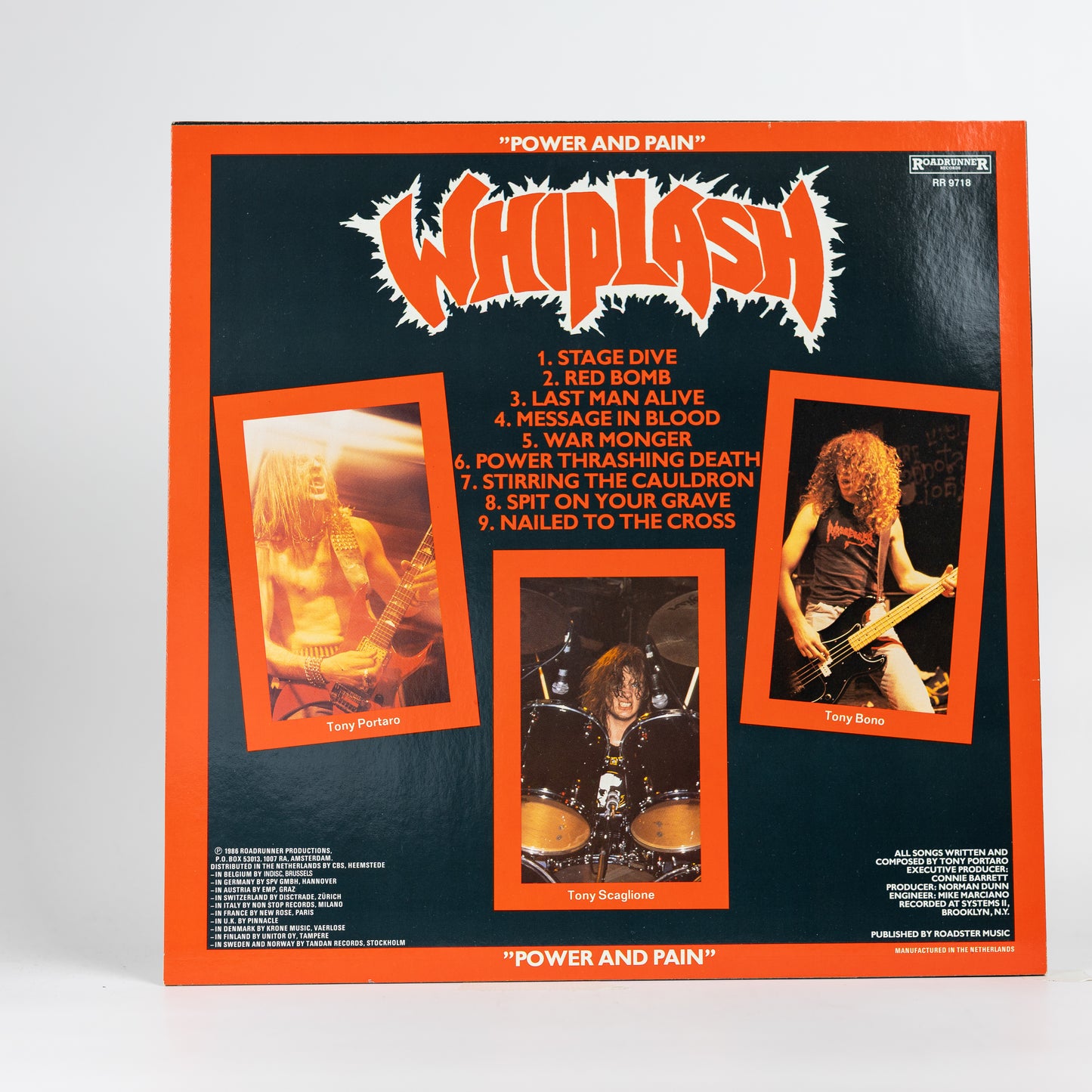 Whiplash – Power And Pain - 1986