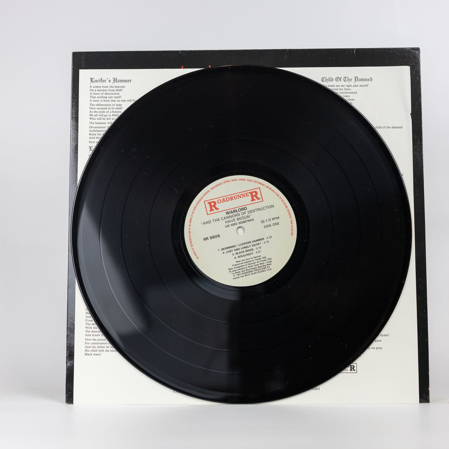 Warlord – And The Cannons Of Destruction Have Begun... (Video Soundtrack) - 1984