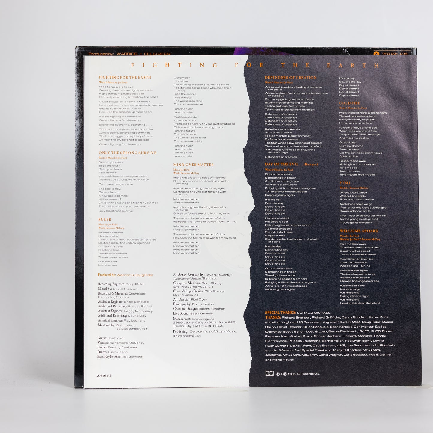 Warrior – Fighting For The Earth - 1985