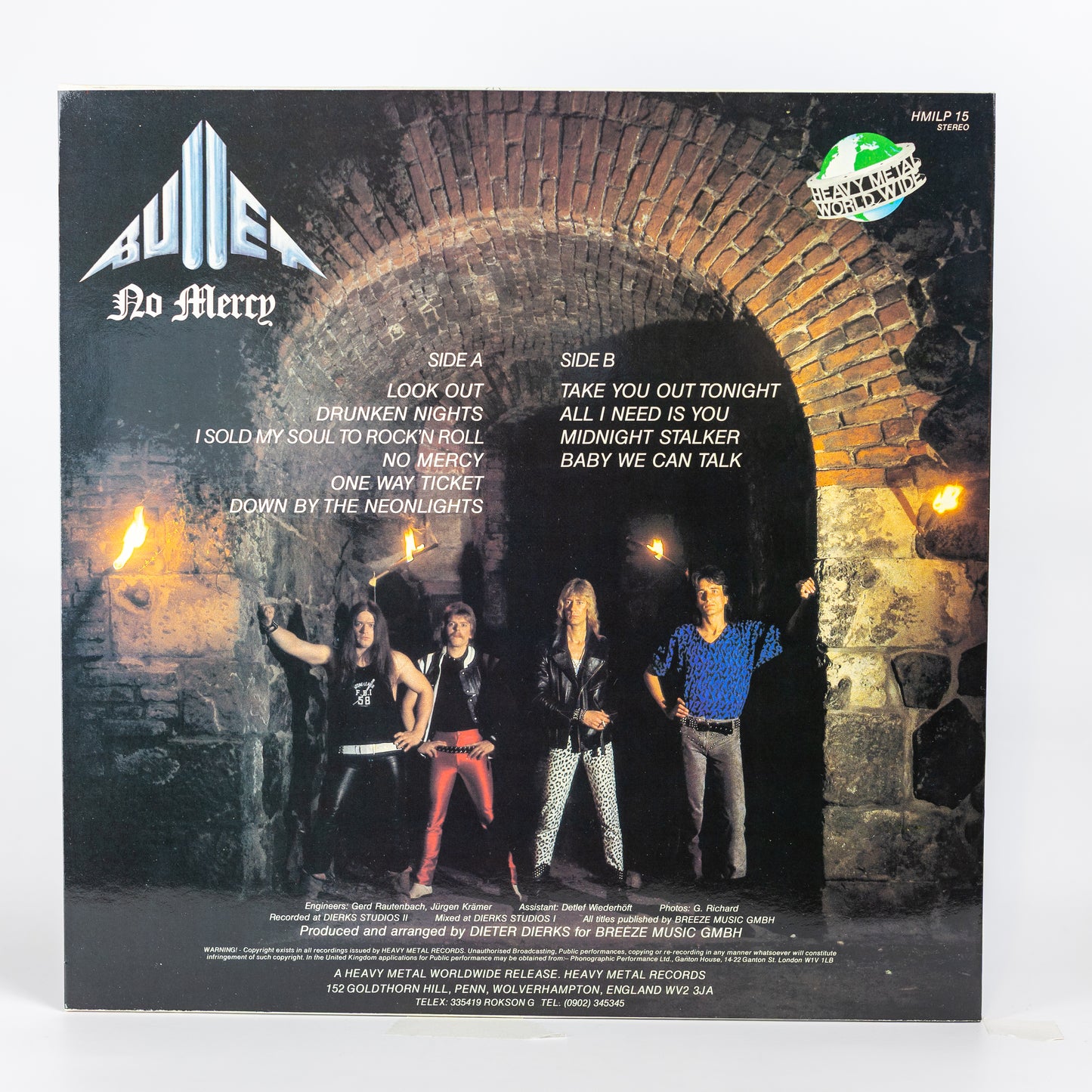 Bullet - No Mercy - 1984