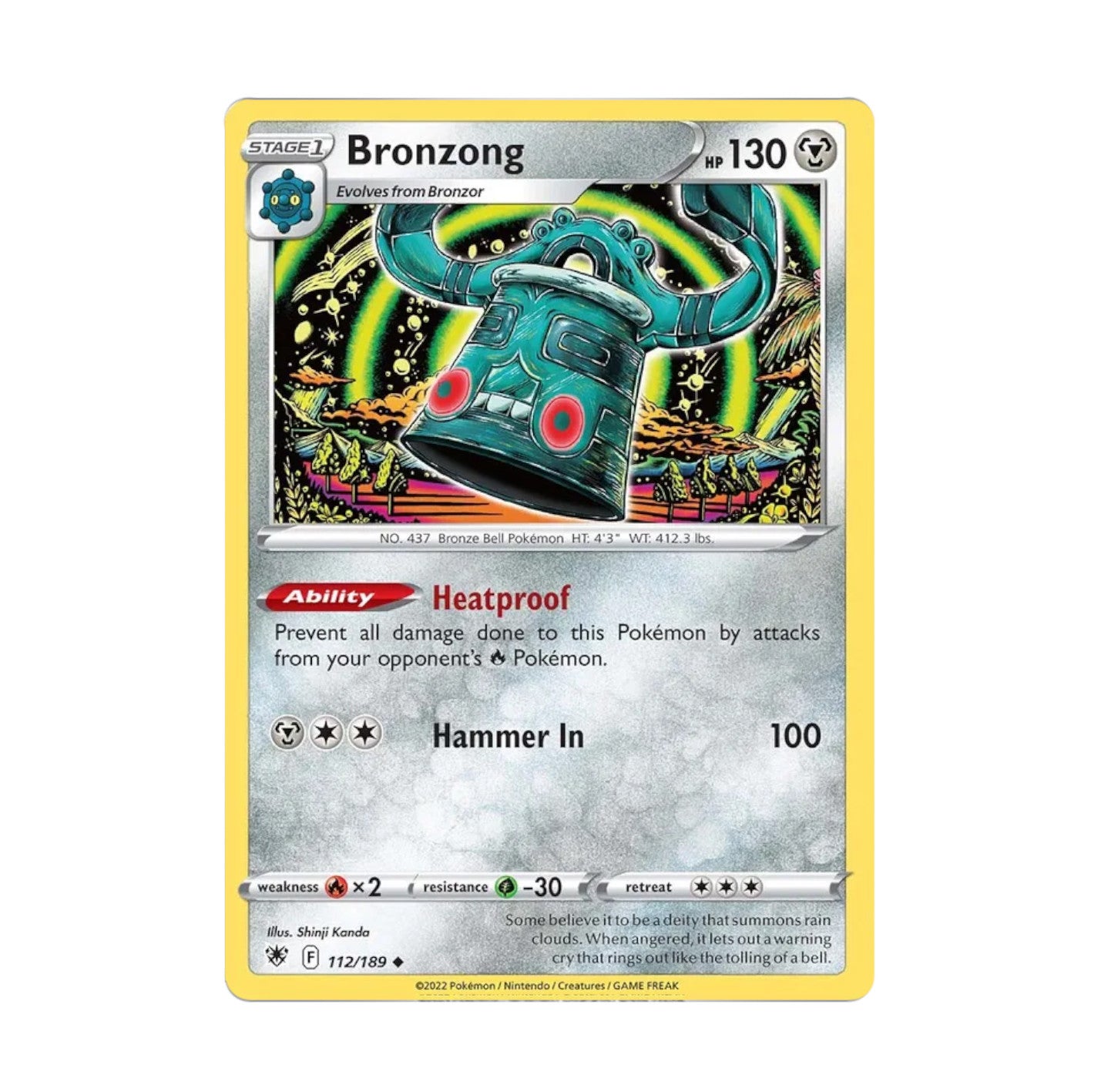 Astral Radiance - 112/189 Bronzong Rev Holo