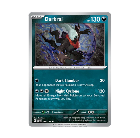 Obsidian Flames - 136/197 Darkrai Holo Rare