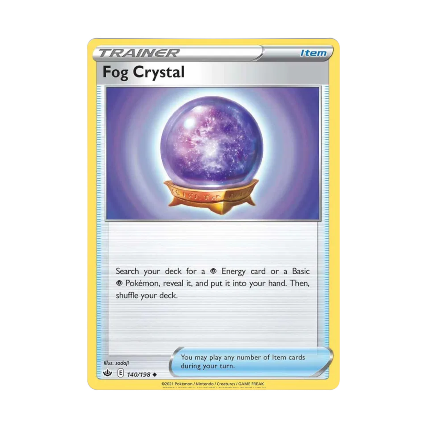 Chilling Reign - 140/198 Fog Crystal Rev Holo