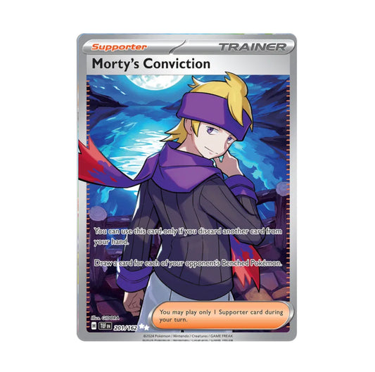 Temporal Force - 201/162 - Morty's Conviction - Ultra Rare