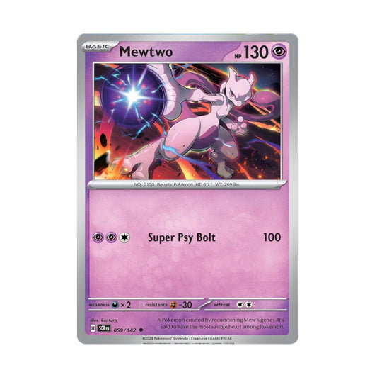 Stellar Crown - 059/142 - Mewtwo - Uncommon Rev Holo