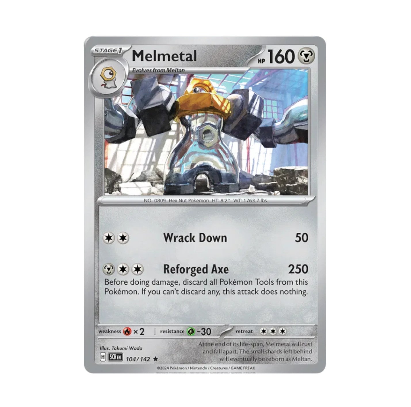 Stella Crown - 104/142 - Melmetal - Rare Holo