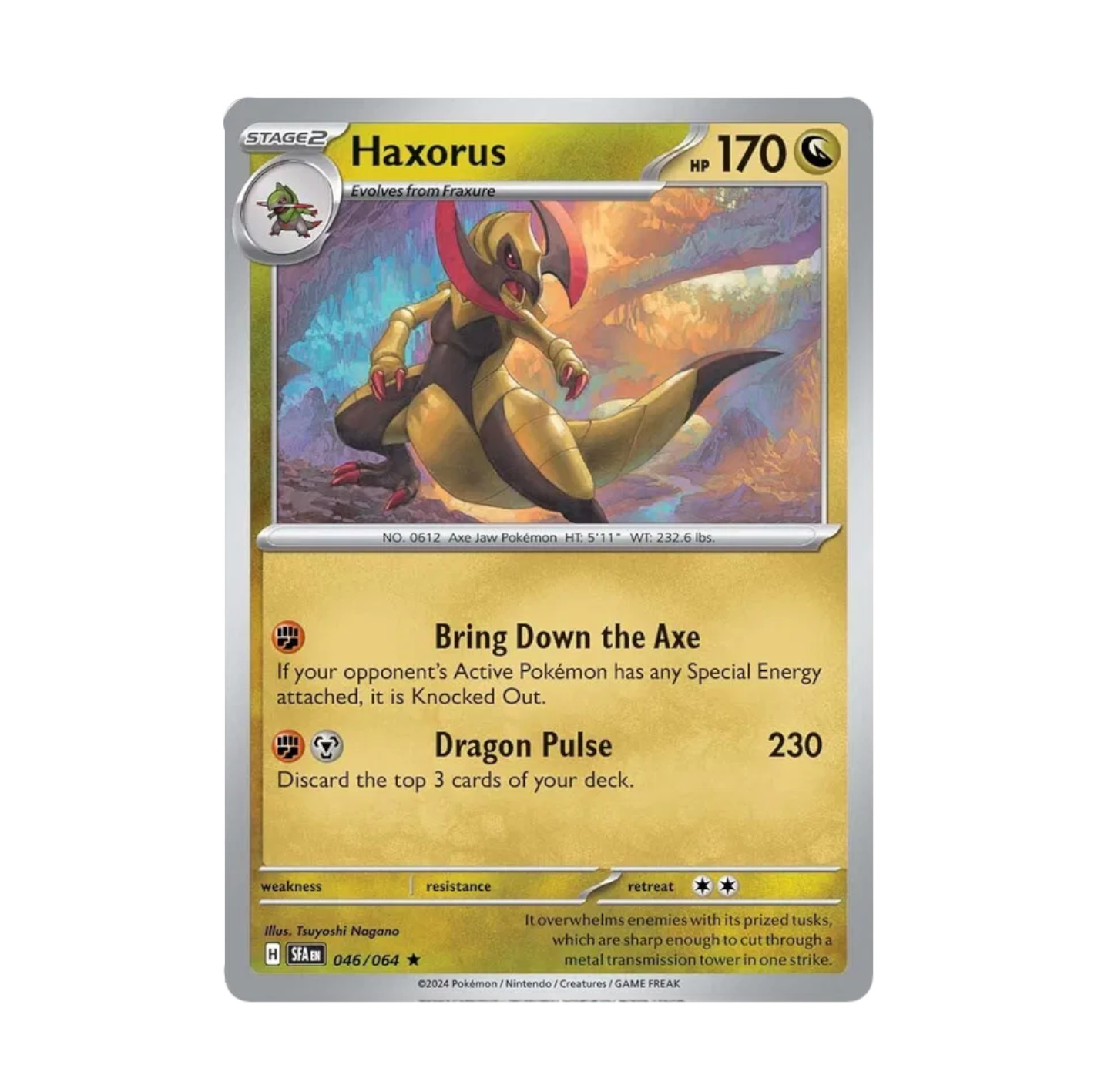 Shrouded Fable - 046/064 Haxorus Rev Holo