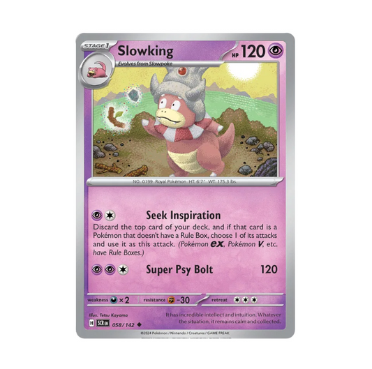 Stellar Crown - 058/142 Slowking Rev Holo