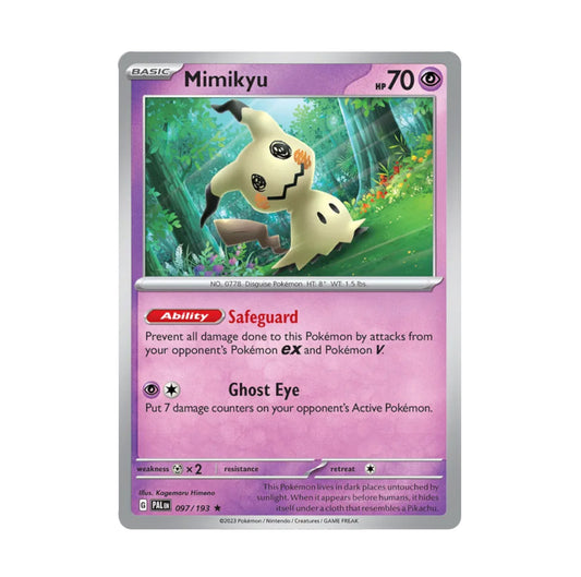 Paldea Evolved - 097/193 Mimikyu Holo Rare