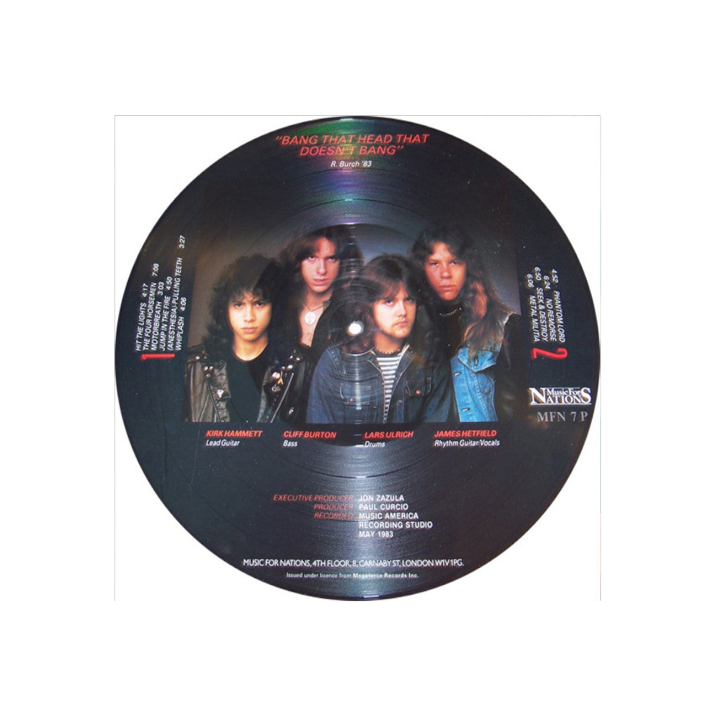 Metallica - Kill 'Em All - 1st Press Picture Disc
