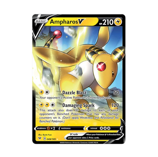 Vivid Voltage - 049/185 - Ampharos V Rare