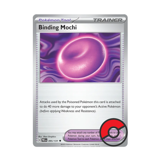 Prismatic Evolutions 95/131 - Binding Mochi - Uncommon - ** Pokeball Holo **