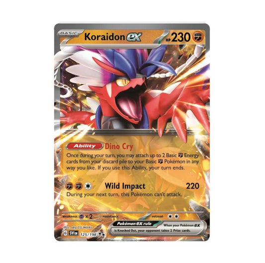 Scarlet & Violet 125/198 Koraidon EX