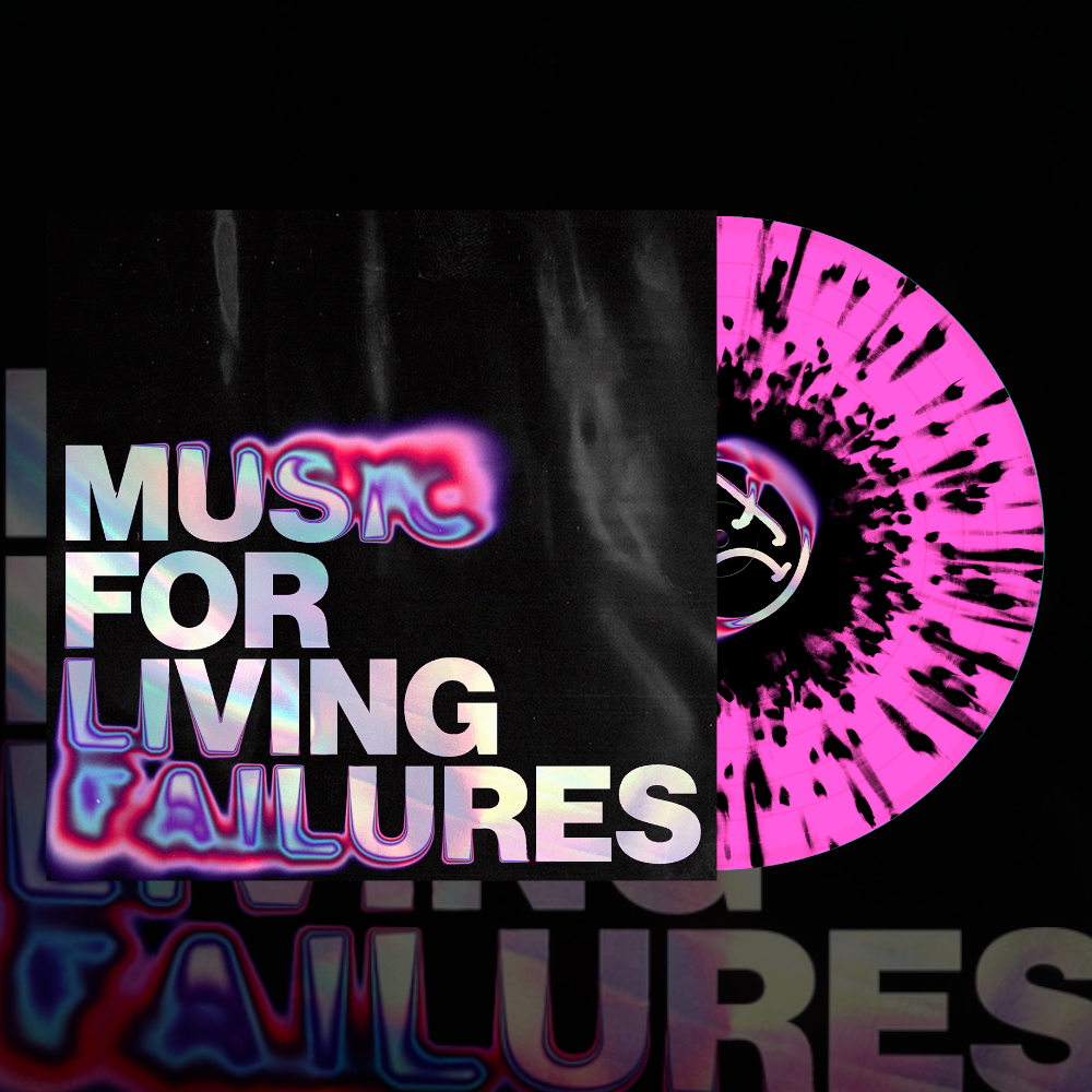 生 Conform 死* – Vol II: Music For Living Failures - Pink w/ Black Splatter