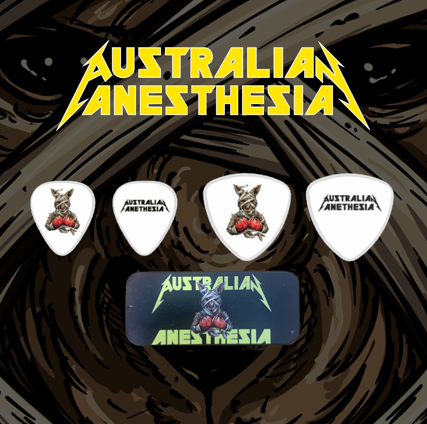 Australian Anesthesia Pick Tin White Pick Set!