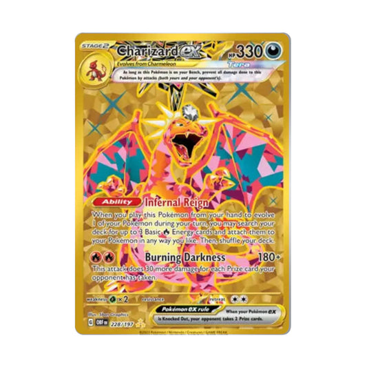 Obsidian Flames 228/197 Charizard EX Hyper Rare