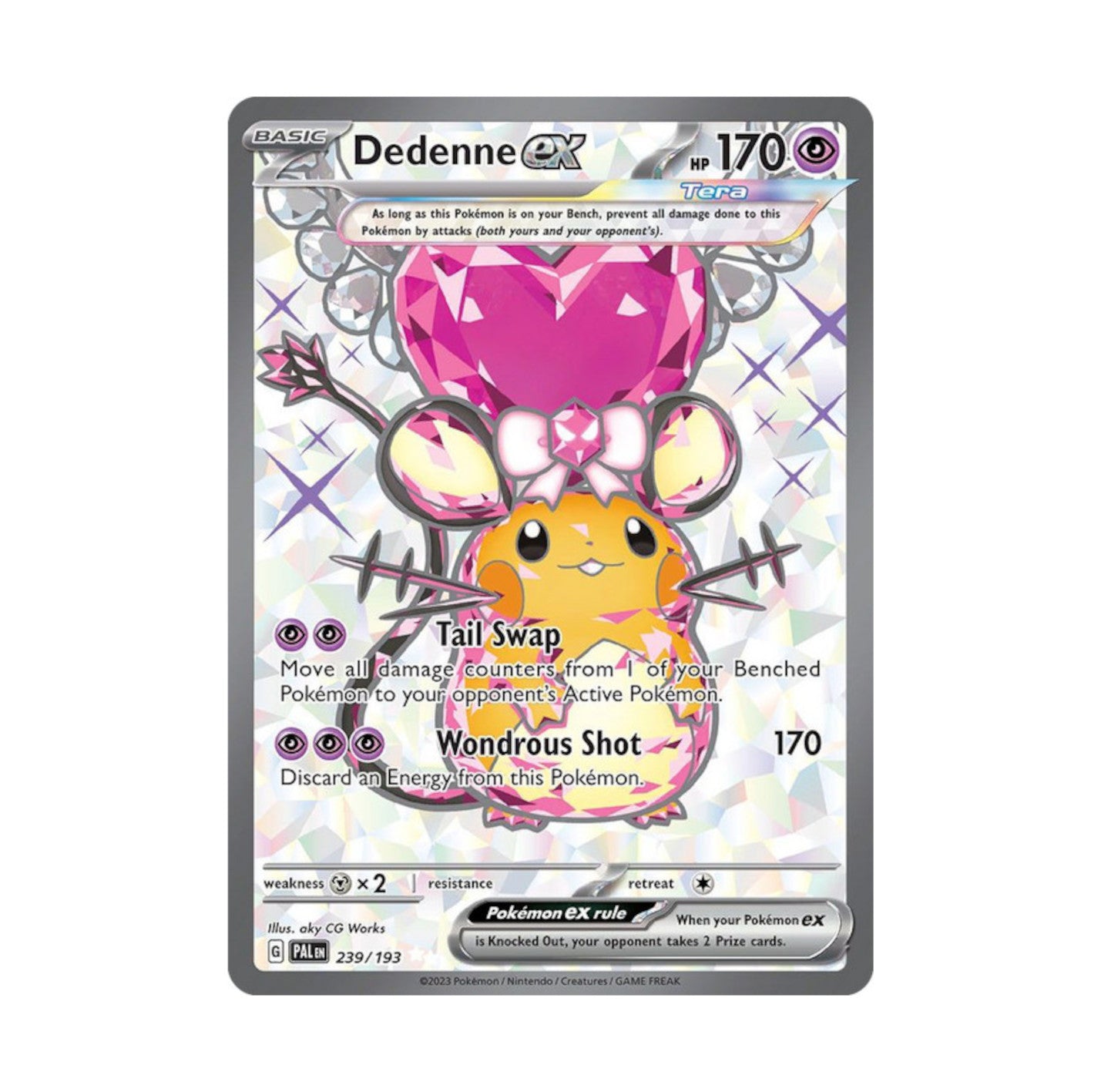 Paldea Evolved 239/193 Dedenne EX