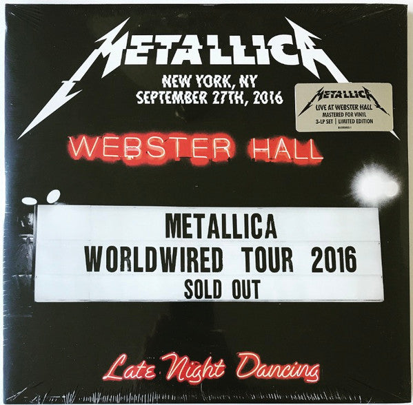 Metallica ‎– Live at Webster Hall, New York, NY - September 27th, 2016