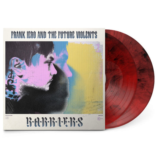 Frank Iero And The Future Violents – Barriers - Red and Black Marble