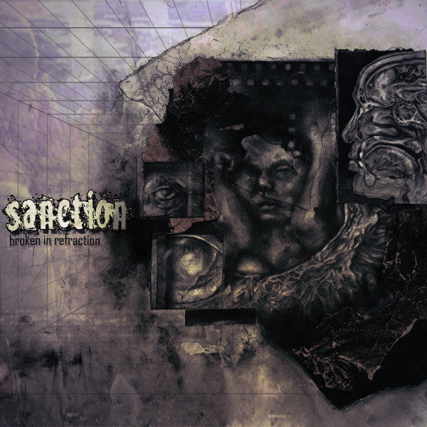 Sanction – Broken In Refraction - Ultra Clear w/ Heavy Olive Green and Black Splatter