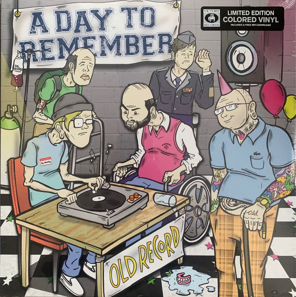 A Day To Remember - Old Record - 2019 Red Press