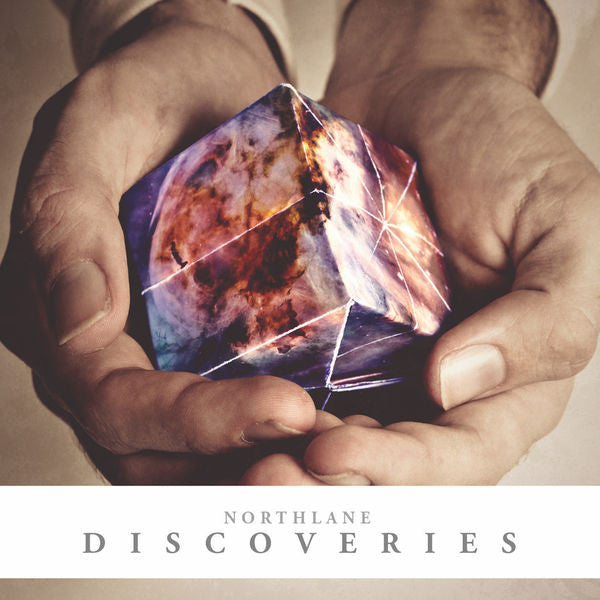 Northlane – Discoveries - White with blue and pink splatter