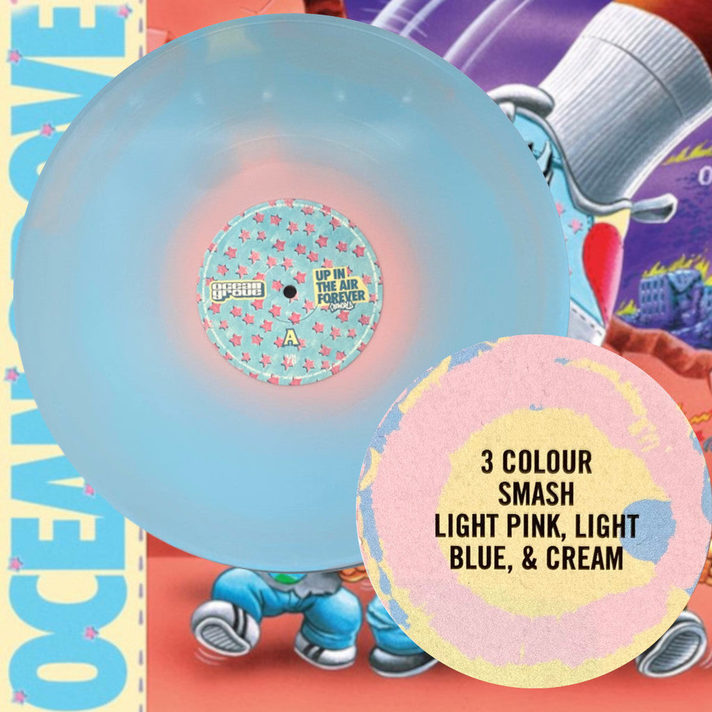 Ocean Grove – Up In The Air Forever - Pink (Light), Blue (Light) & Cream Smash