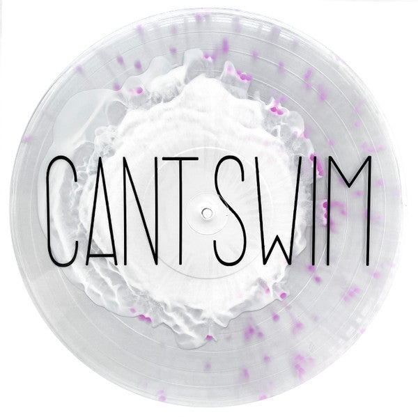 Can't Swim – Death Deserves A Name - 5th Press White Inside Clear w/ Purple