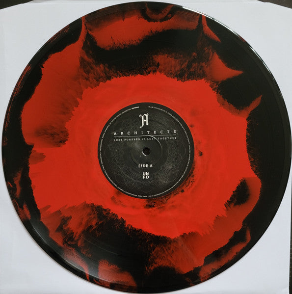 Architects - Lost Forever // Lost Together - Red and Black Smash 5th press