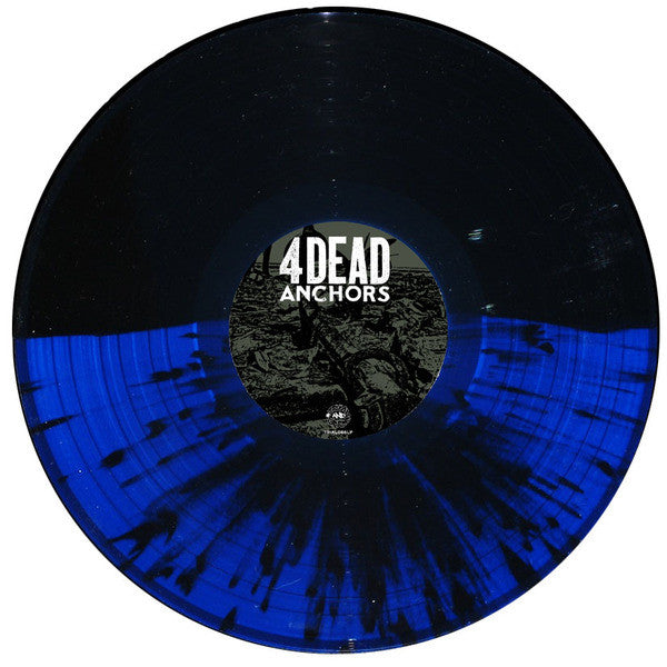 4 Dead - Anchors - /100 - Half Black/Half Translucent Blue With Black Splatter