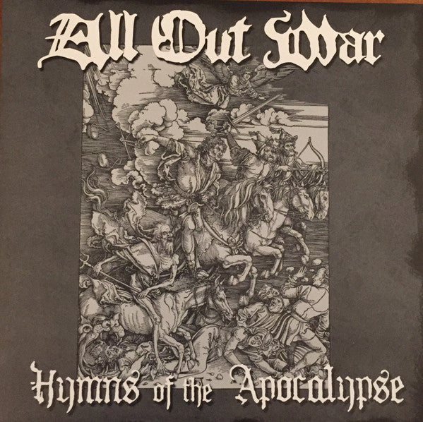 All Out War – Hymns Of The Apocalypse - 6th Press - White 7" /122