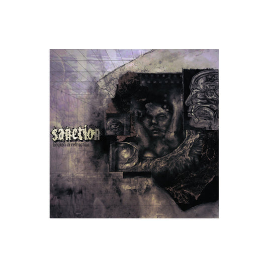 Sanction – Broken In Refraction - Ultra Clear w/ Heavy Olive Green and Black Splatter