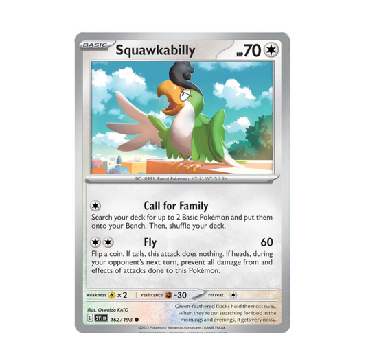 Scarlet & Violet - 162/198 Squawkabilly Rev Holo