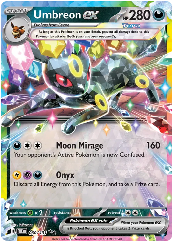 Prismatic Evolutions - 060/131 - Umbreon EX Double Rare